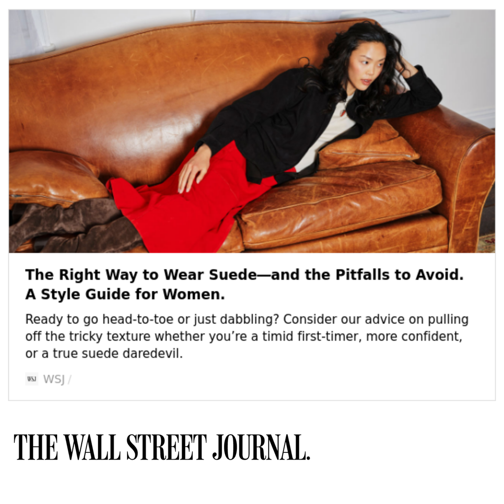 Molly's Take On The Right Way To Wear Suede