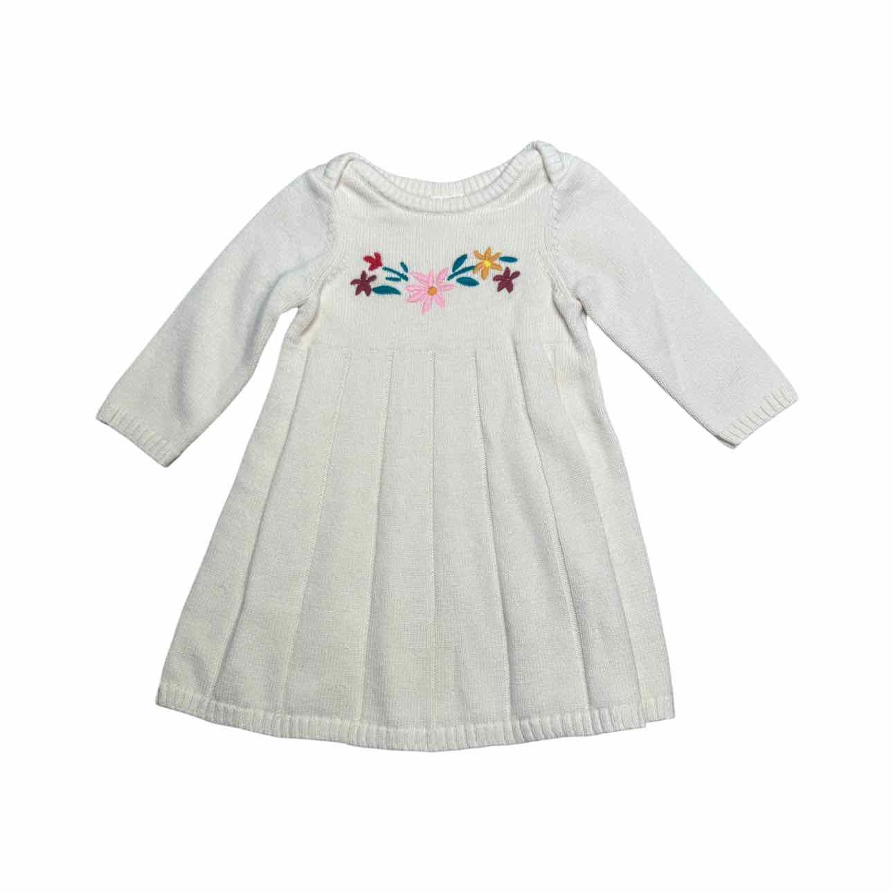 LS Floral Emb Sweater Dress – Owl Tree Kids